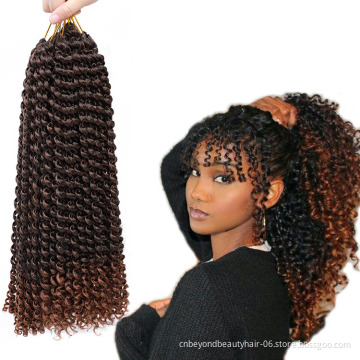 Passion Twist Water Wave Synthetic Braids Solid color Braiding hair New Passion Twist Hair Synthetic Crochet Braid Hair Passion